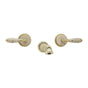Phylrich - VALENCIA Wall Lavatory Set WL338D - Old English Brass