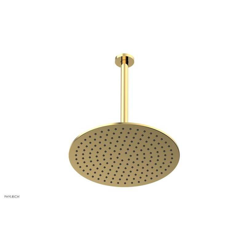Phylrich - 12 IN ROUND CEILING - Polished Gold