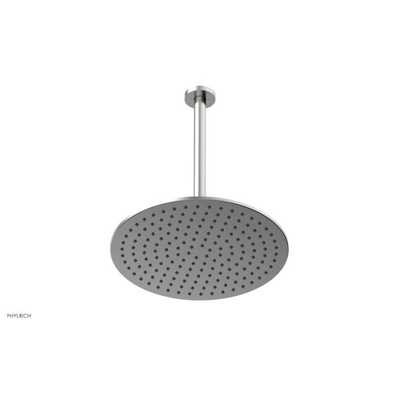 Phylrich - 12 IN ROUND CEILING - Satin chrome