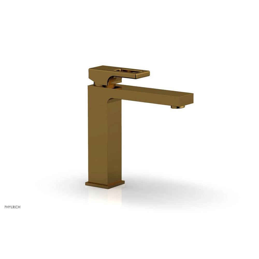Phylrich - MIX Single Hole Lavatory Faucet Ring Handle 6-3/4'' Height 290-07 - French Brass