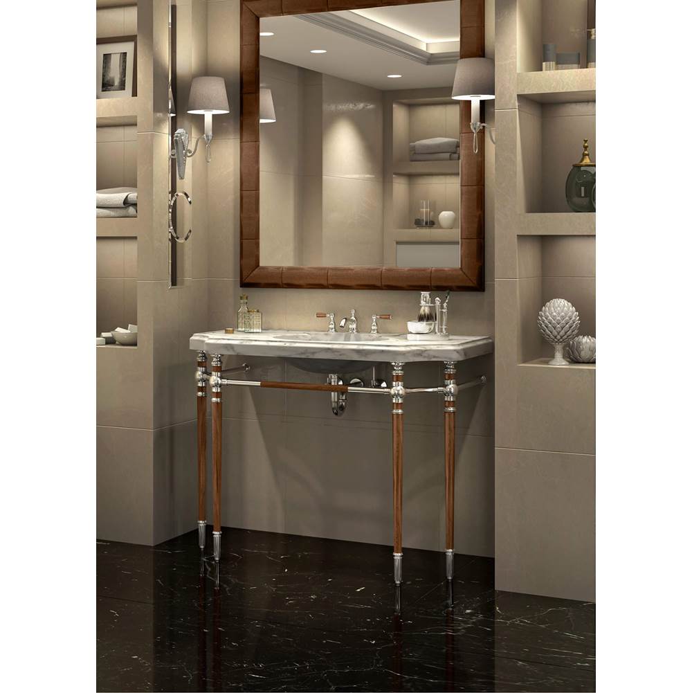 Palmer Industries - Leg Sys 4 Leg 1.5'' Bayonne in Satin Nickel Un-Lacquered - Satin Nickel Un-Lacquered