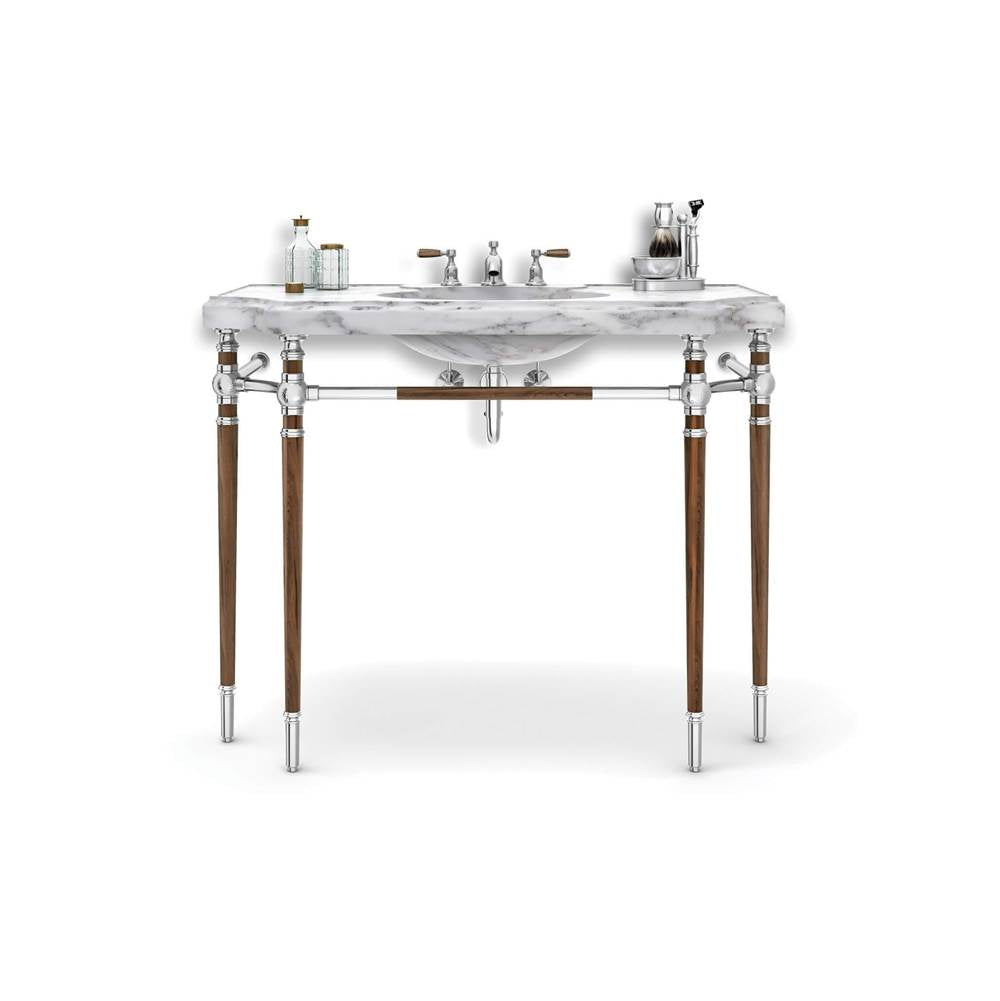Leg Sys 4 Leg 1.5'' Bayonne in Aged Brass Lacquered