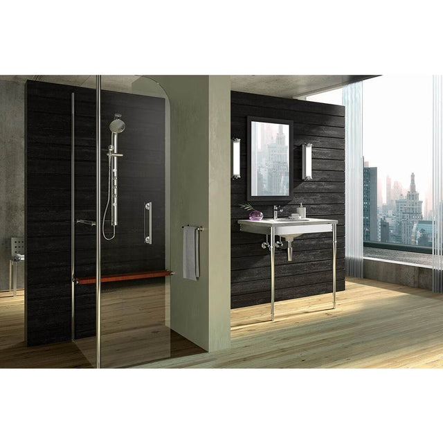 Palmer Industries - Leg Sys 2 Leg 1.5'' Bristol in Satin Nickel Un-Lacquered - Satin Nickel Un-Lacquered