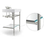 Palmer Industries - Shelf Support Low Profile in Satin Nickel Un-Lacquered - Satin Nickel Un-Lacquered