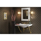 Palmer Industries - Wall Mount Sys Apex - No Collars in Satin Nickel Un-Lacquered - Satin Nickel Un-Lacquered