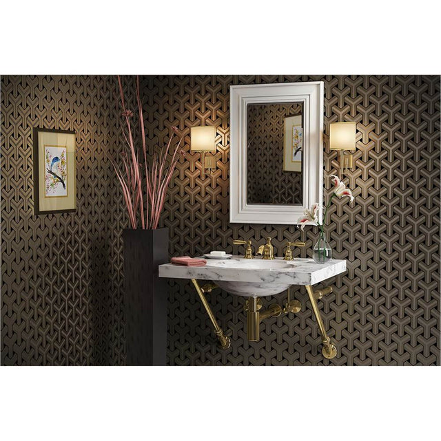 Palmer Industries - Wall Mount Sys Apex in Satin Nickel Un-Lacquered - Satin Nickel Un-Lacquered