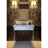 Palmer Industries - Leg Sys 2 Leg 1.5'' Providence in Satin Nickel Un-Lacquered - Satin Nickel Un-Lacquered