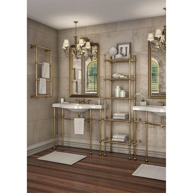 Palmer Industries - Leg Sys 2 Leg 1.0'' Renaissance in Satin Nickel Un-Lacquered - Satin Nickel Un-Lacquered