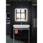 Palmer Industries - Studio The Modern Vanity Console - Satin Nickel Un-Lacquered