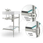Palmer Industries - Shelf Support 1.0'' Rail in Satin Nickel Un-Lacquered - Satin Nickel Un-Lacquered