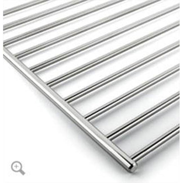 Palmer Industries - Tubular Shelf Up To 78'' in Satin Nickel Un-Lacquered - Satin Nickel Un-Lacquered