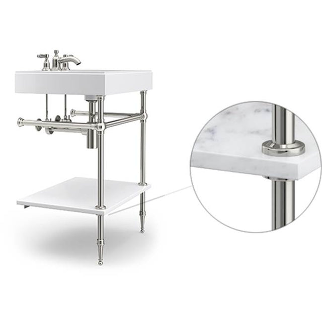 Palmer Industries - Shelf Support Split Collar in Satin Nickel Un-Lacquered - Satin Nickel Un-Lacquered