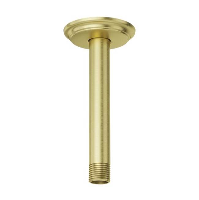 Pfister - Pfister 6'' Ceiling Mount Shower Arm & Flange in Brushed Gold - Brushed Gold