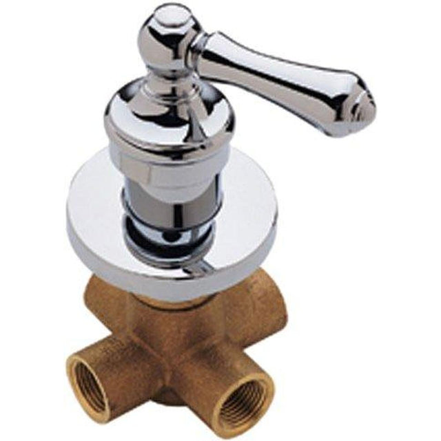 Pfister - Pfister 4-Port 2-Way Diverter Valve in Polished Chrome - Polished Chrome