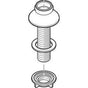 Pfister - SPRAY FLG CR N.8GPM PVD BN - Polished Chrome