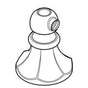 Pfister - HDL HUB 536E CR E CR - Polished Chrome