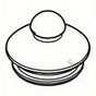 Pfister - CAP HANDLE METAL CR N.8GPM PVD BN - Polished Chrome