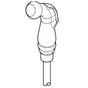 Pfister - SIDESPRAY MA SS N.8GPM PVD BN - Stainless Steel