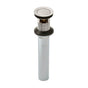 Pfister - Push and Seal All Metal Drain in Brushed Nickel - Brushed Nickel