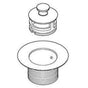 Pfister - T/S PLUG ASSEMBLED N.8GPM PVD BN - Polished Chrome