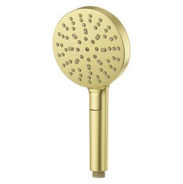 Pfister - Modern Round Handshower in Brushed Gold - Brushed Gold