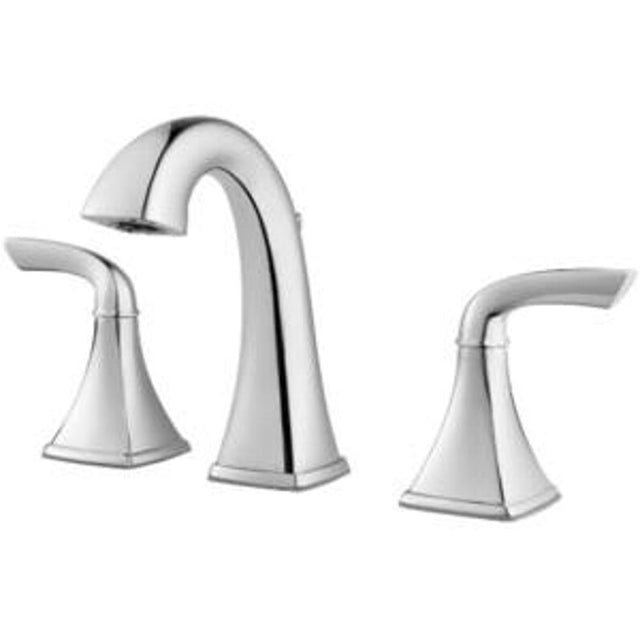 Pfister - Bronson 2-Handle 8'' Widespread Bathroom Faucet in Polished Chrome - Polished Chrome
