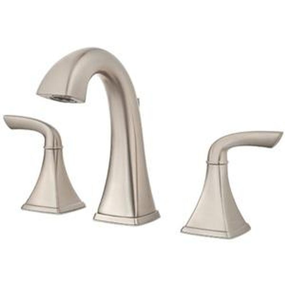 Pfister - Bronson 2-Handle 8'' Widespread Bathroom Faucet in Brushed Nickel - Brushed Nickel