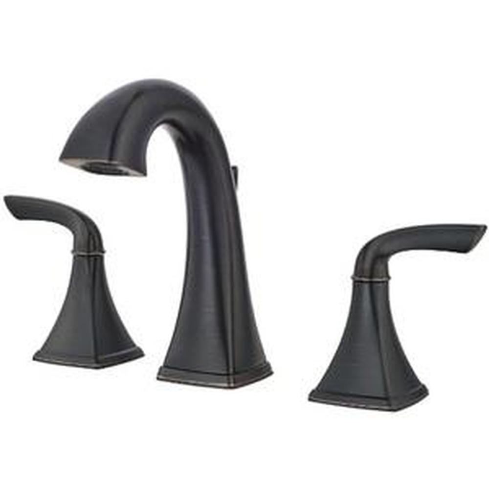 Pfister - Bronson 2-Handle 8'' Widespread Bathroom Faucet in Tuscan Bronze - Tuscan Bronze