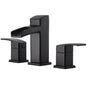Pfister - Kenzo 2-Handle 8'' Widespread Bathroom Faucet in Matte Black - Matte Black