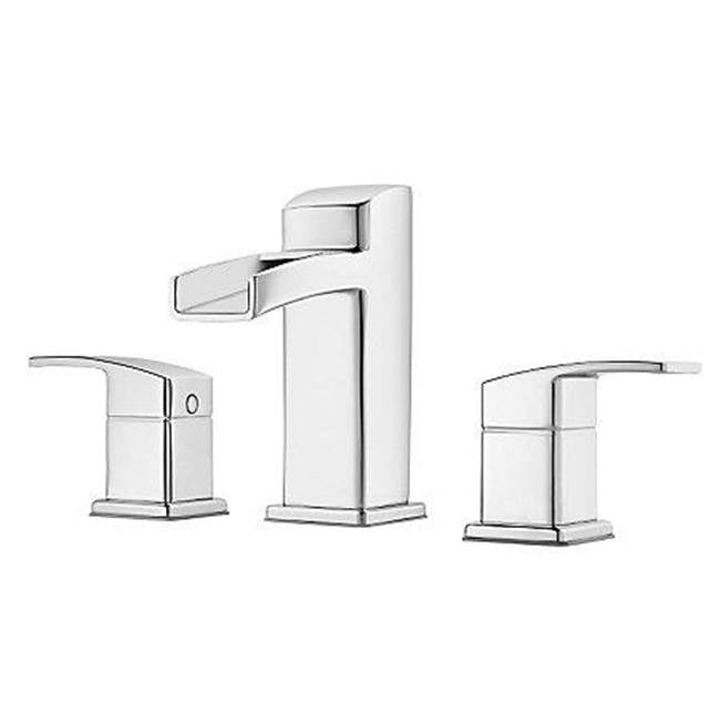 Pfister - Kenzo 2-Handle 8'' Widespread Bathroom Faucet in Polished Chrome - Polished Chrome