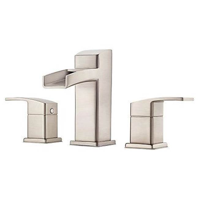 Pfister - Kenzo 2-Handle 8'' Widespread Bathroom Faucet in Brushed Nickel - Brushed Nickel