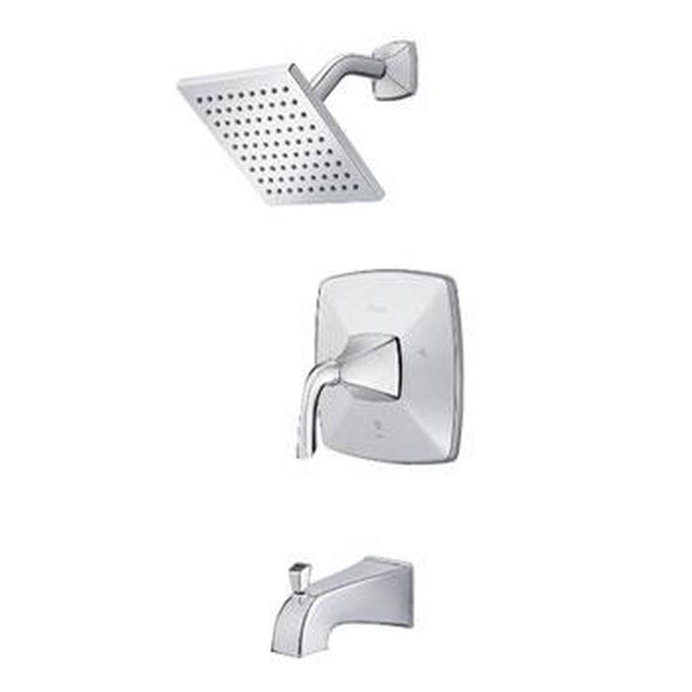 Pfister - Bronson 1-Handle Tub/Shower Trim in Polished Chrome - Polished Chrome