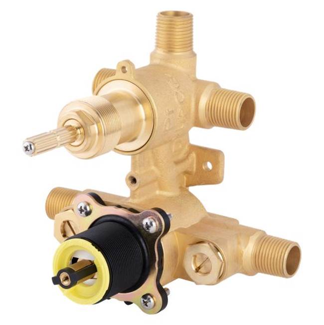 Pfister - Shared 6 Way Stacked Diverter - Unfinished