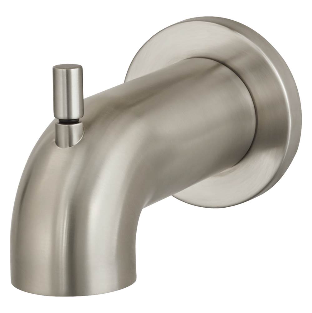 Pfister - Quick Connect Tub Spout with Diverter in PVD Brushed Nickel - Brushed Nickel