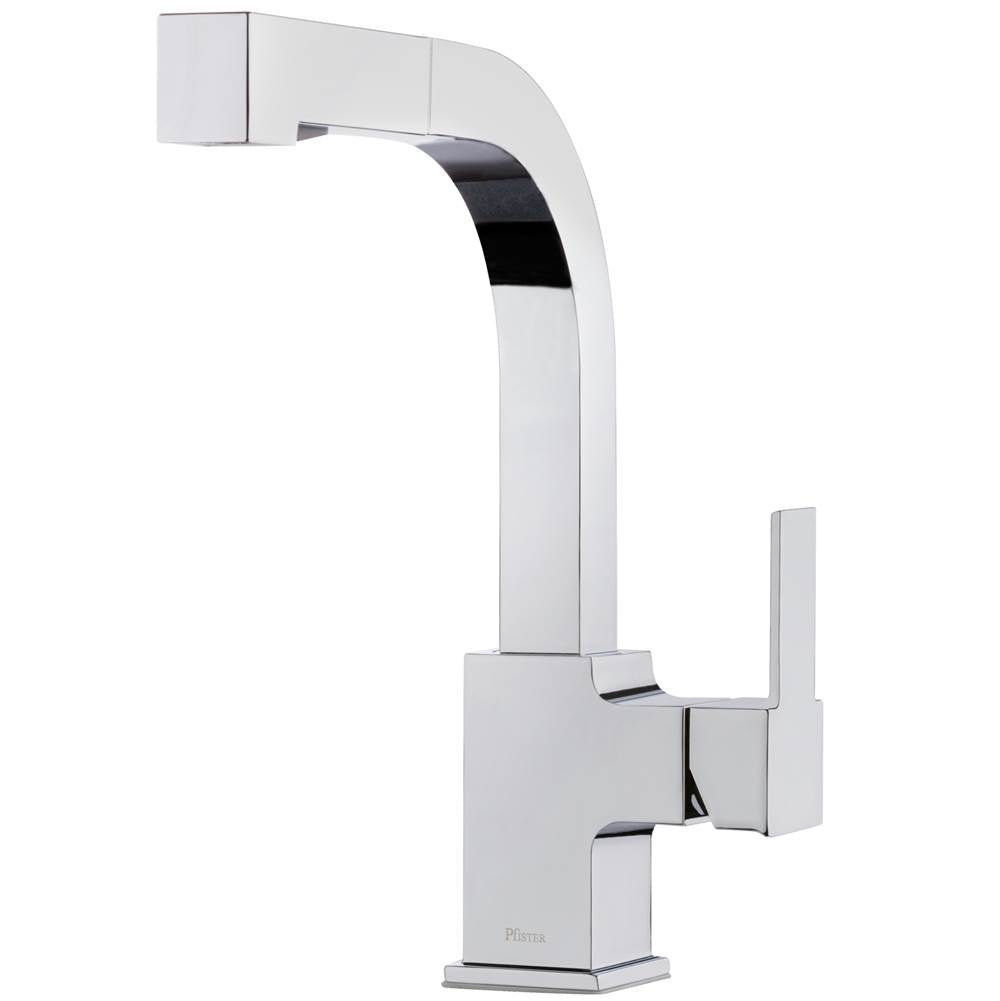 Pfister - Arkitek 1-Handle Pull-Out Kitchen Faucet in Polished Chrome - Polished Chrome