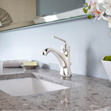 Arterra Single Control 4'' Centerset Bathroom Faucet in Polished Chrome