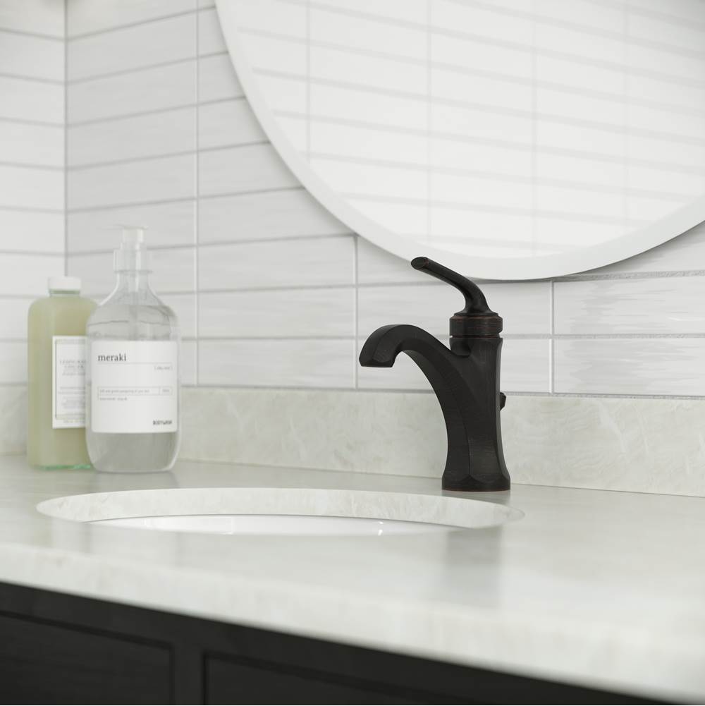 Arterra Single Control 4'' Centerset Bathroom Faucet in Polished Chrome