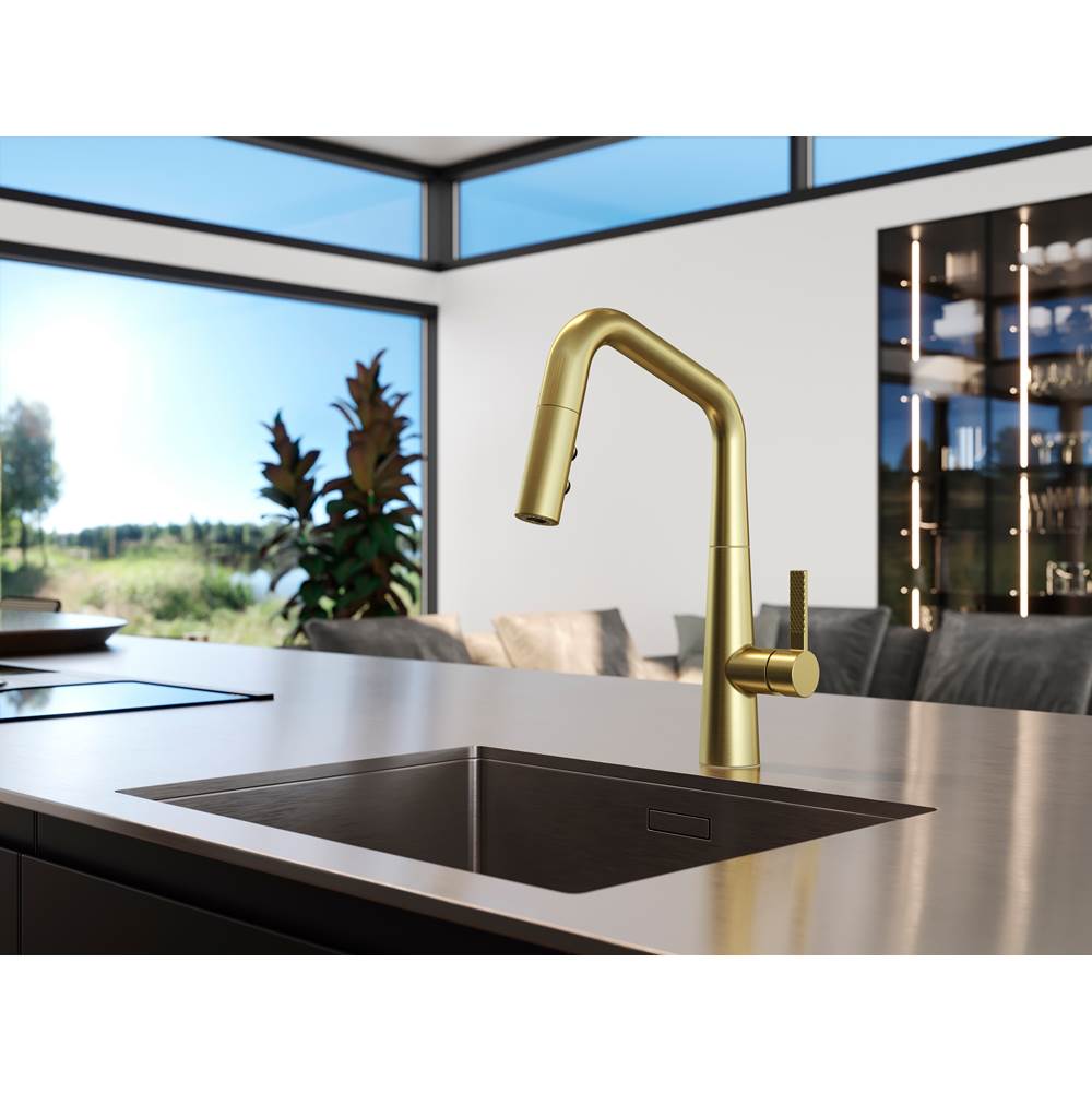 Asari 1-Handle Pull-Down Kitchen Faucet in Matte Black