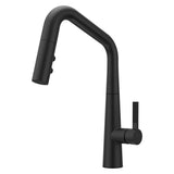 Pfister - Asari 1-Handle Pull-Down Kitchen Faucet in Matte Black - Matte Black