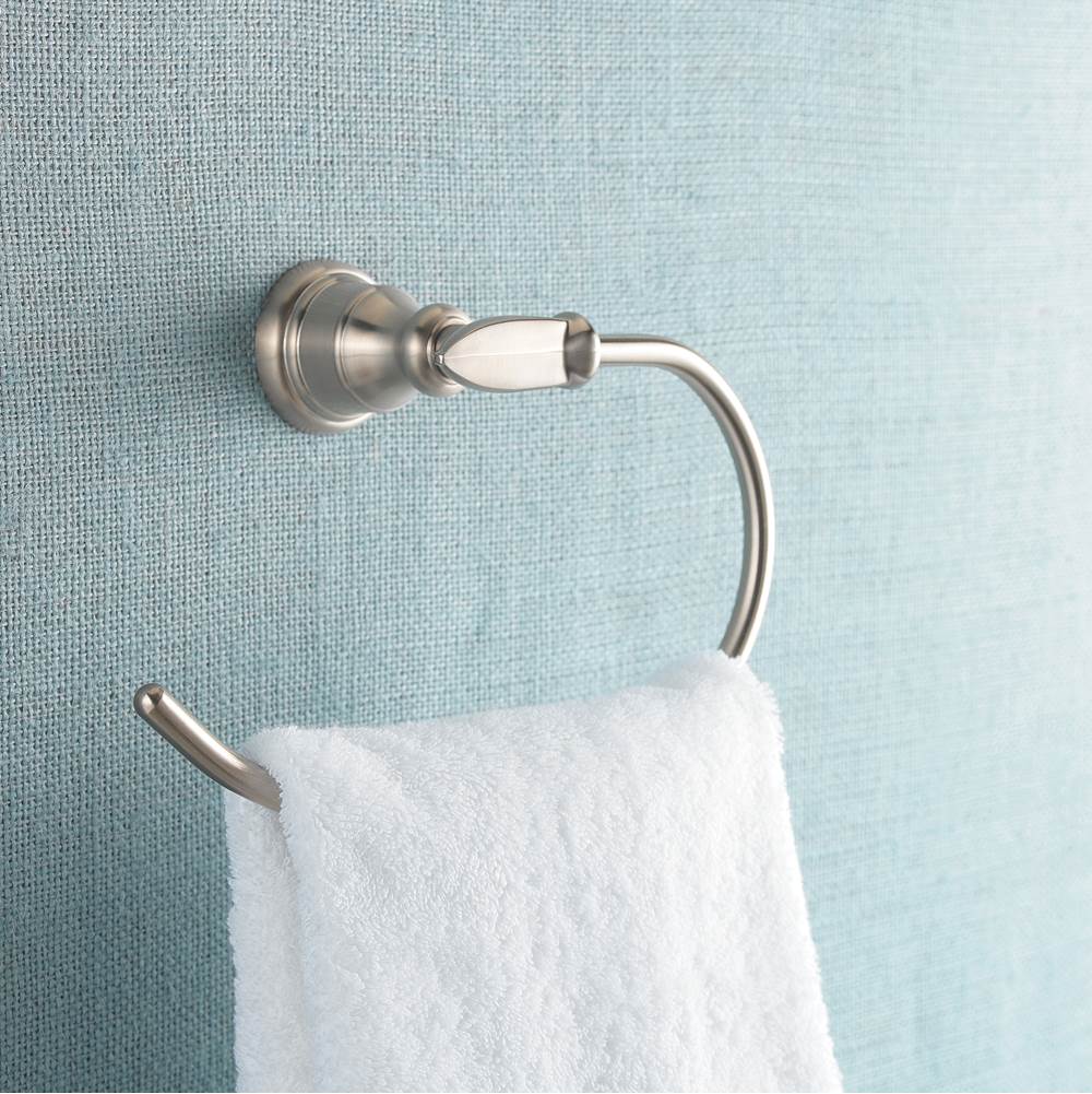 Avalon Towel Ring in Polished Chrome