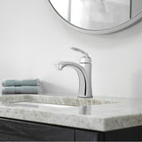 Avalon Single-Handle 4'' Centerset Bathroom Faucet in Polished Chrome