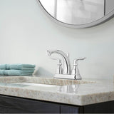 Avalon 2-Handle 4'' Centerset Bathroom Faucet in Polished Chrome
