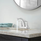 Avalon 2-Handle 4'' Centerset Bathroom Faucet in Polished Chrome