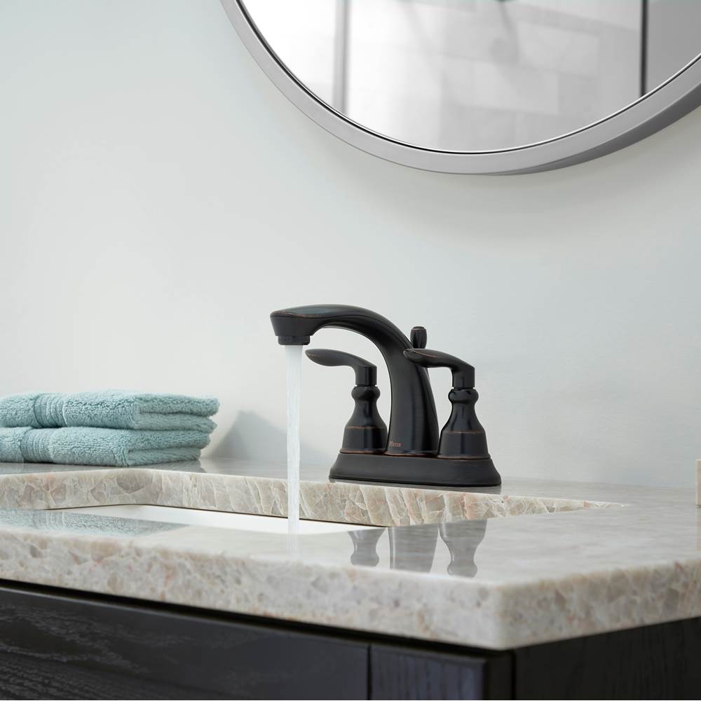 Avalon 2-Handle 4'' Centerset Bathroom Faucet in Polished Chrome