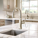Briarsfield Pull-Down Bar/Prep Faucet in Polished Chrome