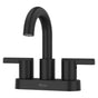 Pfister - Brislin 2-Handle 4'' Centerset Bathroom Faucet in Matte Black - Matte Black