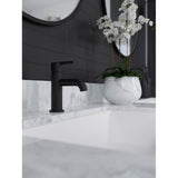 Brislin Single Control 4'' Centerset Bathroom Faucet in Matte Black