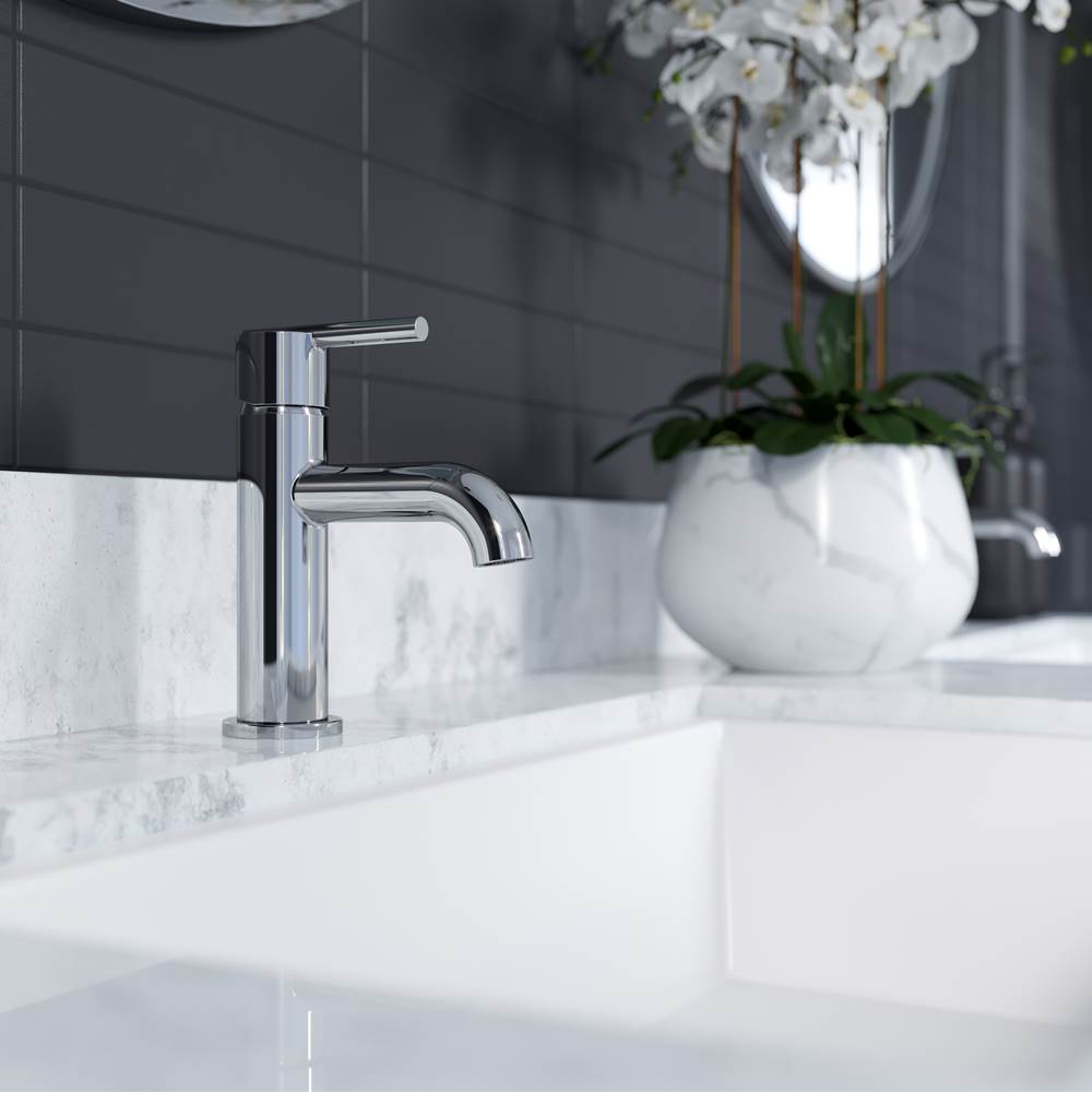 Brislin Single Control 4'' Centerset Bathroom Faucet in Matte Black