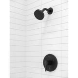 Brislin Shower trim, Showerhead not Included in Matte Black