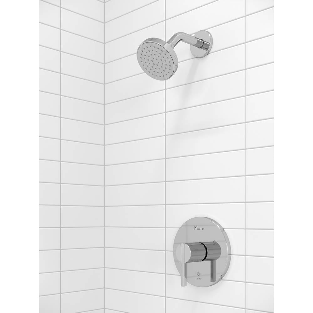 Brislin Shower trim, Showerhead not Included in Matte Black
